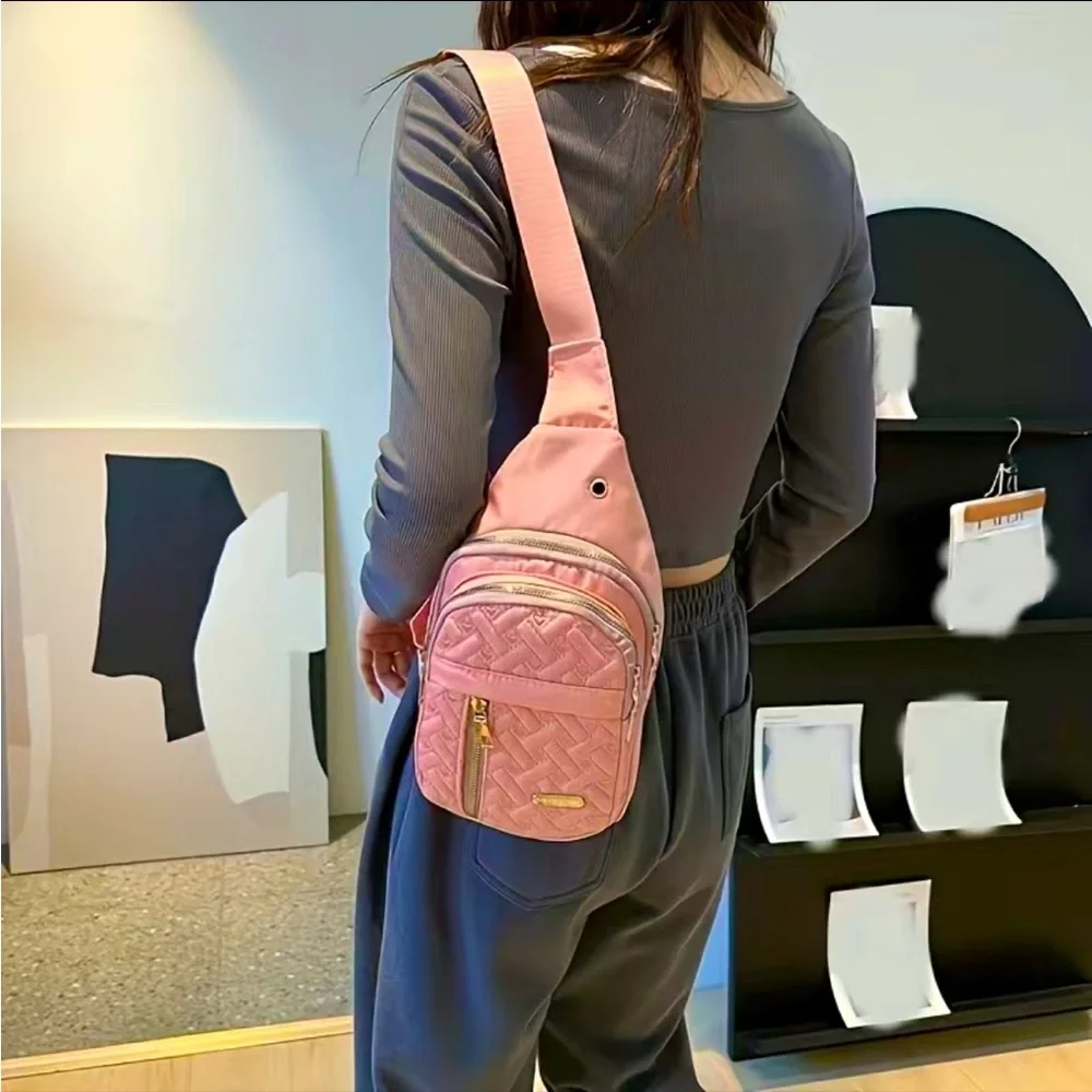NWT Pink embroidery with hearts mini backpack - Picture 2 of 2